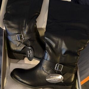 New Style & Co Women's Black faux boots